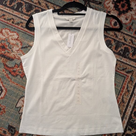 NWT - Four Premium Cotton V-Neck Tanks Set - Picture 5 of 5